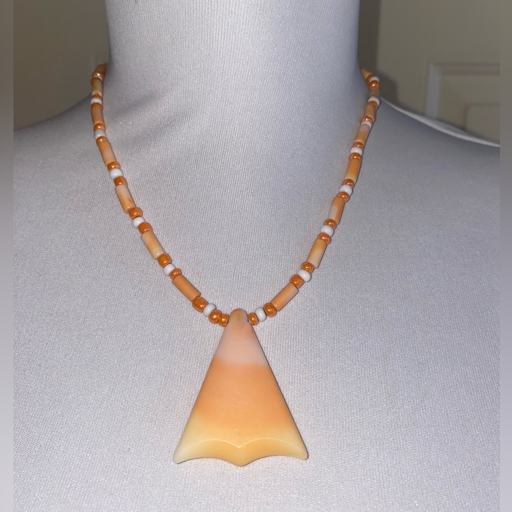 “Sunrise” Handmade beaded necklace